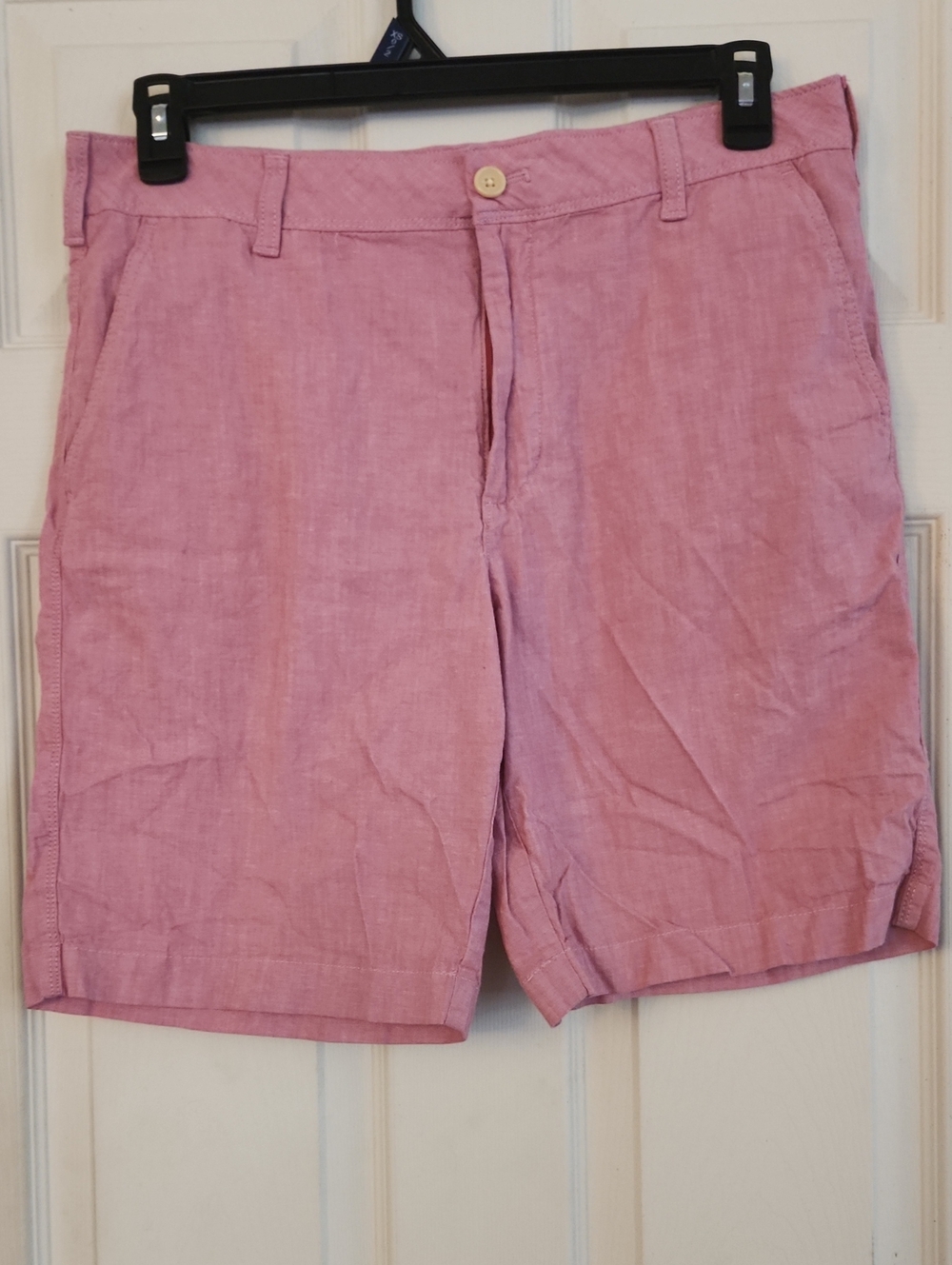 Izod Light Pink Flat-Front Men's Shorts